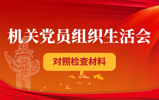 机关党员2021年度专题组织生活会对照检查材料